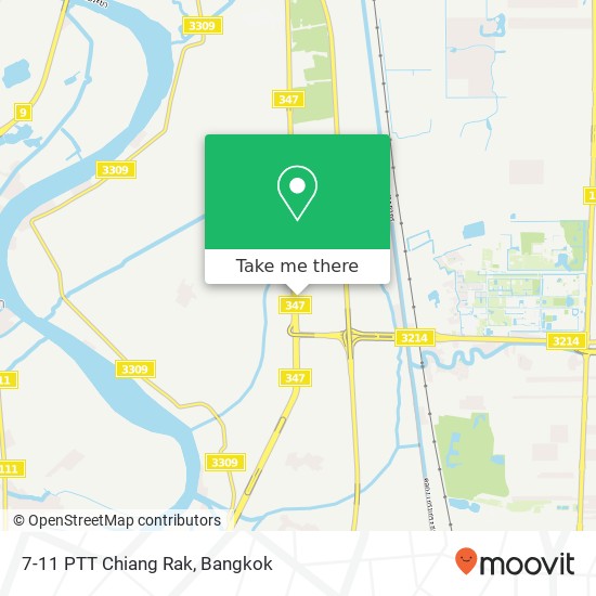 7-11 PTT Chiang Rak map