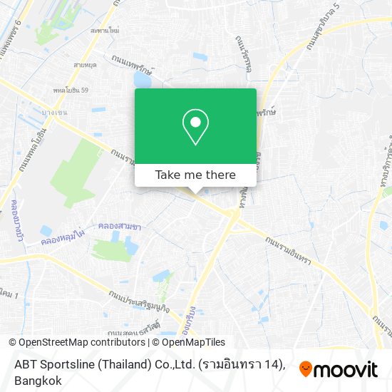ABT Sportsline (Thailand) Co.,Ltd. (รามอินทรา 14) map