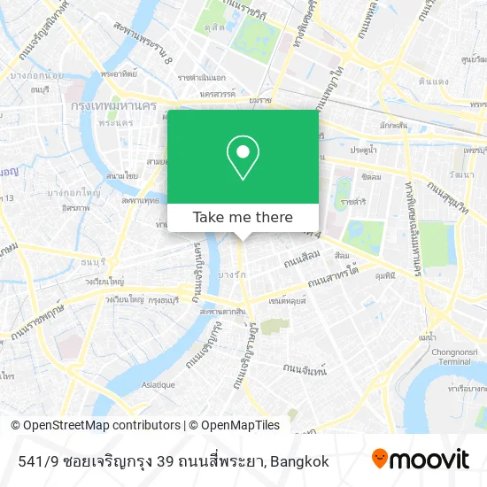 541 / 9 ซอยเจริญกรุง 39 ถนนสี่พระยา map