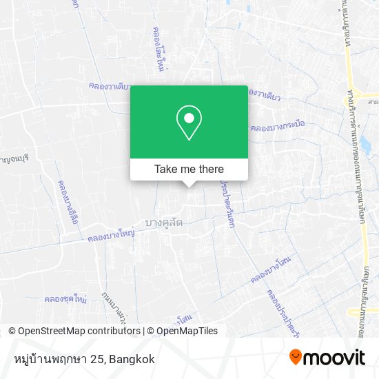 หมู่บ้านพฤกษา 25 map