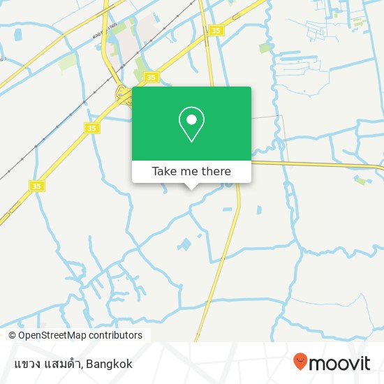 แขวง แสมดำ map