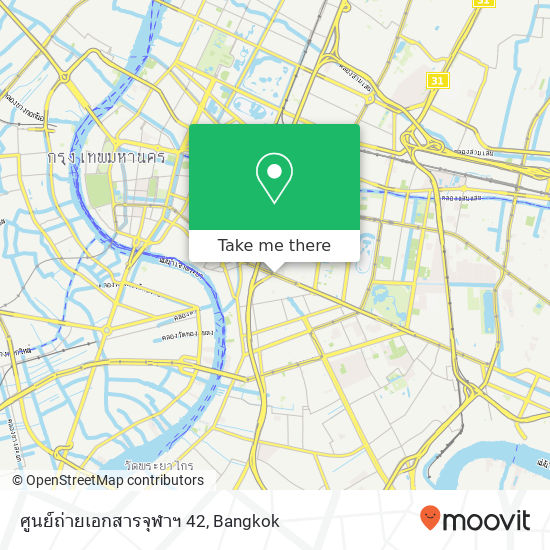 ศูนย์ถ่ายเอกสารจุฬาฯ 42 map