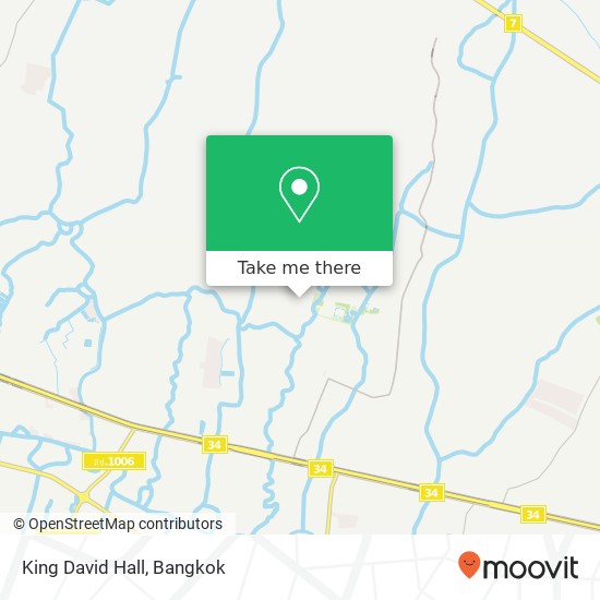 King David Hall map