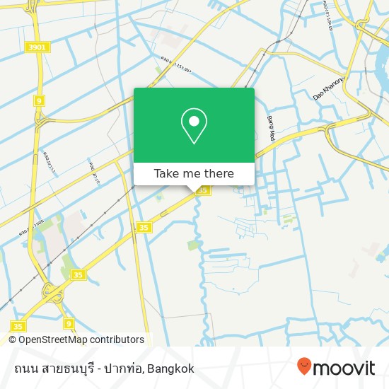 ถนน สายธนบุรี - ปากท่อ map