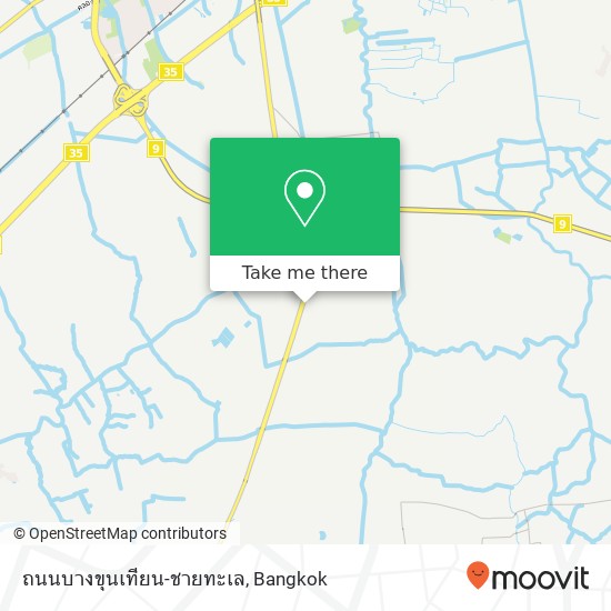 ถนนบางขุนเทียน-ชายทะเล map