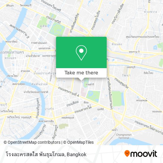 โรงละครสดใส พันธุมโกมล map