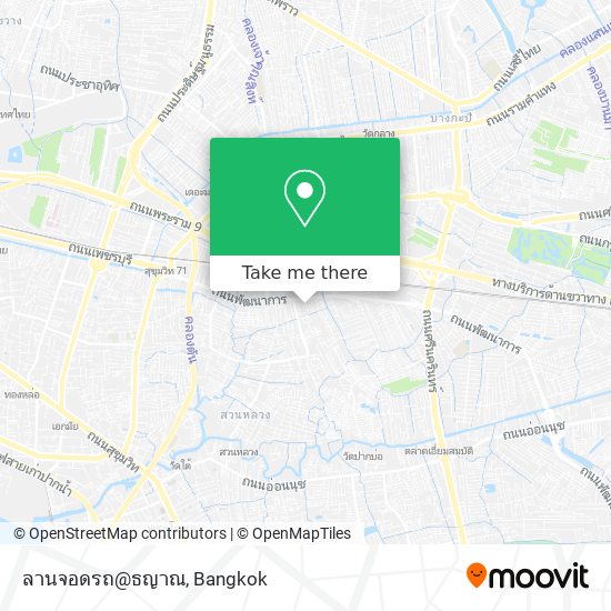 ลานจอดรถ@ธญาณ map