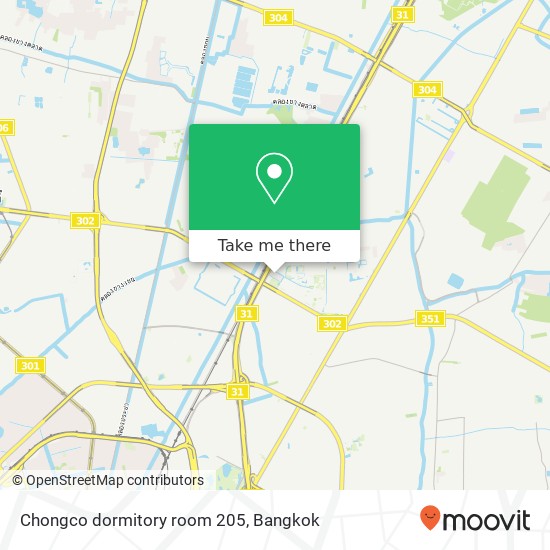 Chongco dormitory room 205 map