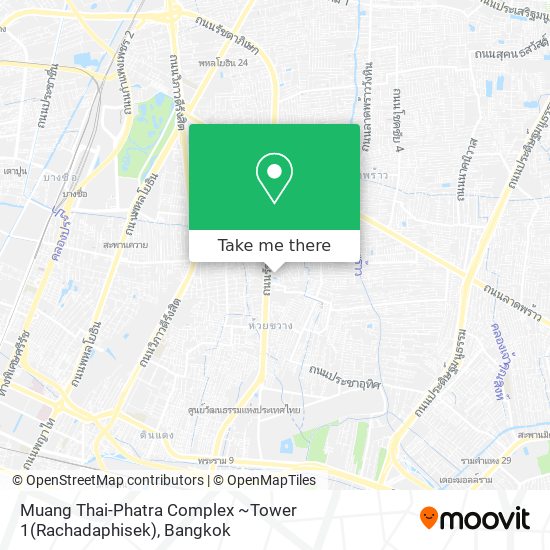 Muang Thai-Phatra Complex ~Tower 1(Rachadaphisek) map