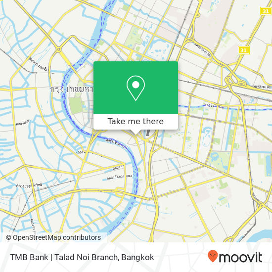 TMB Bank | Talad Noi Branch map