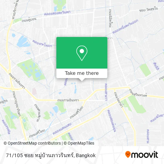 71/105 ซอย หมู่บ้านภาวรินทร์ map
