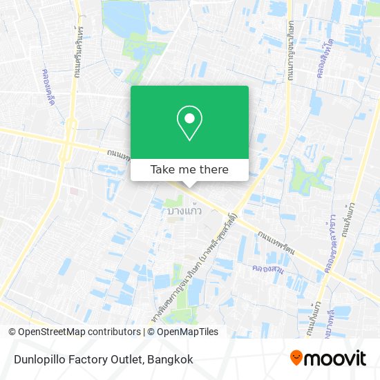 Dunlopillo Factory Outlet map
