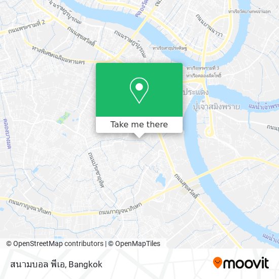 สนามบอล พีเอ map