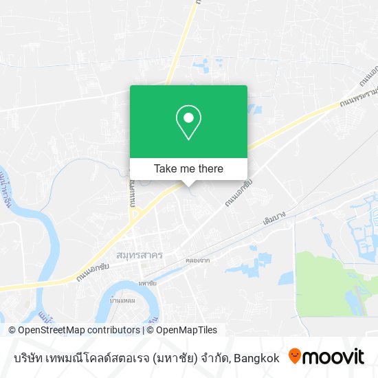 บริษัท เทพมณีโคลด์สตอเรจ (มหาชัย) จำกัด map