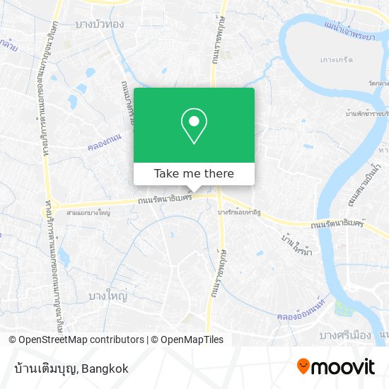 บ้านเติมบุญ map