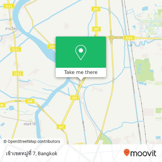 เข้าเขตหมู่ที่ 7 map