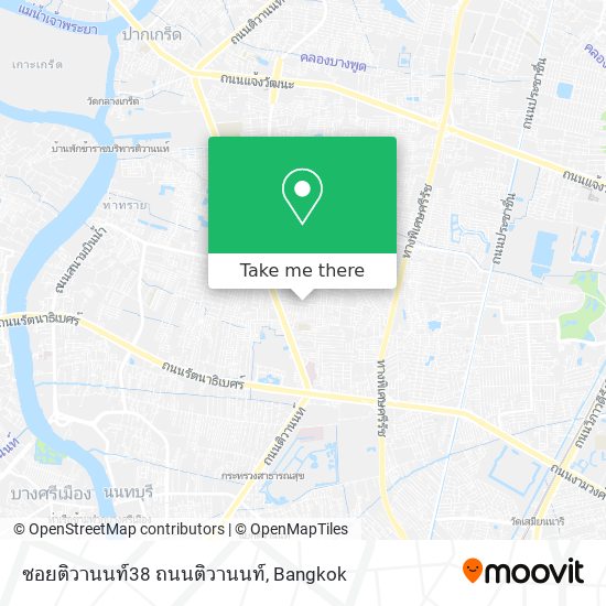 ซอยติวานนท์38 ถนนติวานนท์ map
