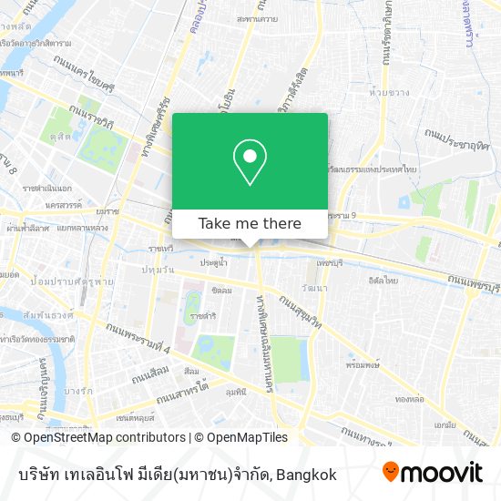 บริษัท เทเลอินโฟ มีเดีย(มหาชน)จำกัด map