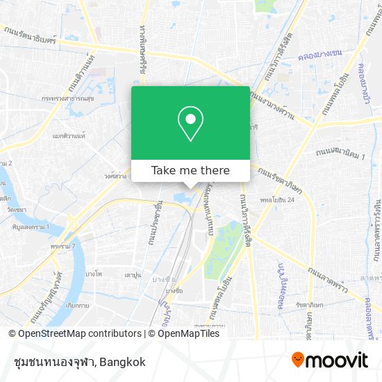 ชุมชนหนองจุฬา map