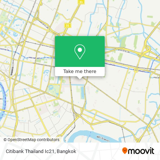 Citibank Thailand Ic21 map