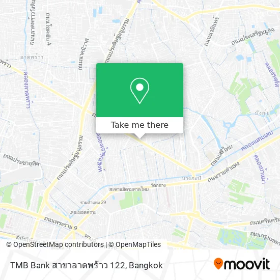 TMB Bank สาขาลาดพร้าว 122 map