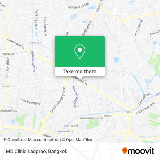 MD Clinic Ladprao map