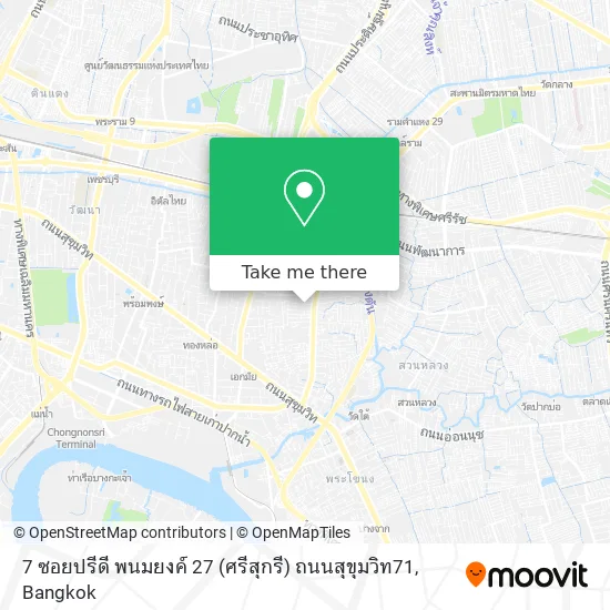7 ซอยปรีดี พนมยงค์ 27 (ศรีสุกรี) ถนนสุขุมวิท71 map