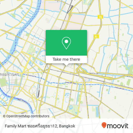 Family Mart ซอยศรีอยุธยา12 map