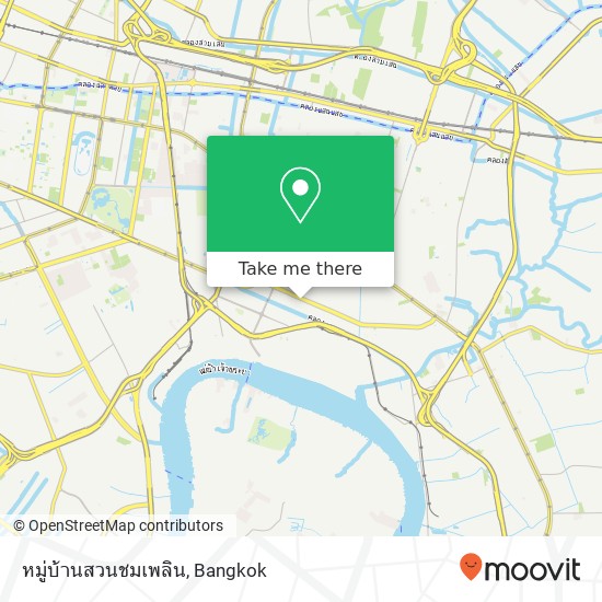 หมู่บ้านสวนชมเพลิน map