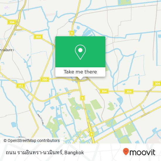 ถนน รามอินทรา-นวมินทร์ map