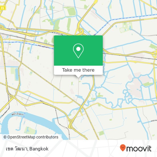 เขต วัฒนา map