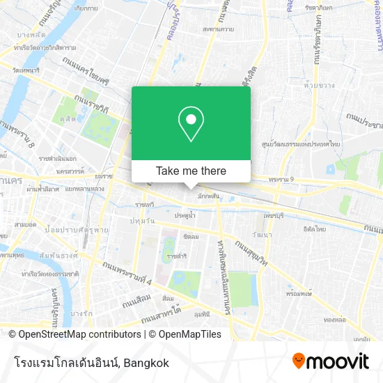 โรงแรมโกลเด้นอินน์ map