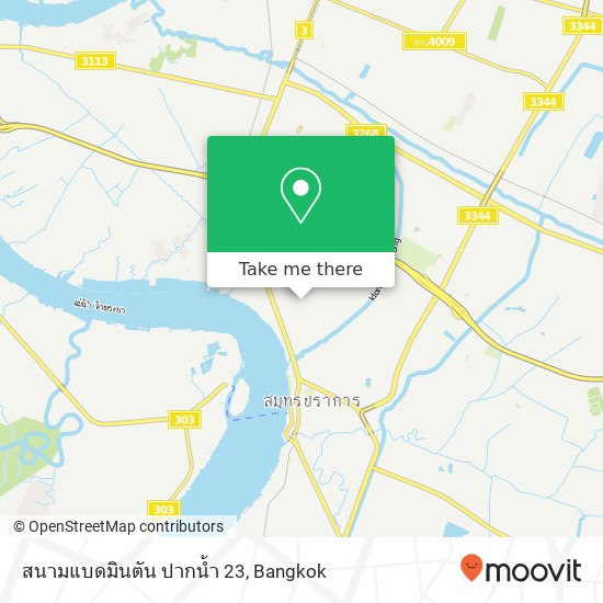 สนามแบดมินตัน ปากน้ำ 23 map