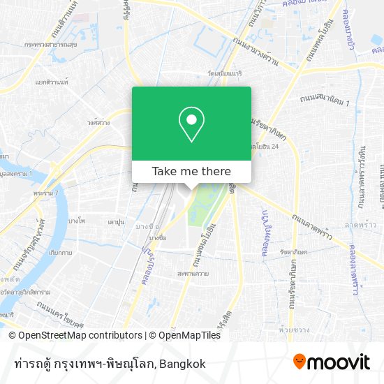 ท่ารถตู้ กรุงเทพฯ-พิษณุโลก map