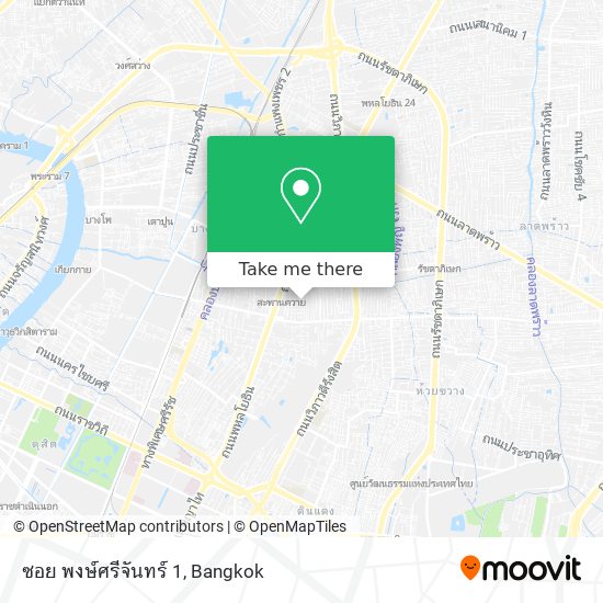 ซอย พงษ์ศรีจันทร์ 1 map