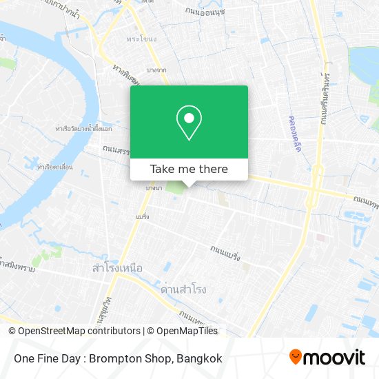 One Fine Day : Brompton Shop map