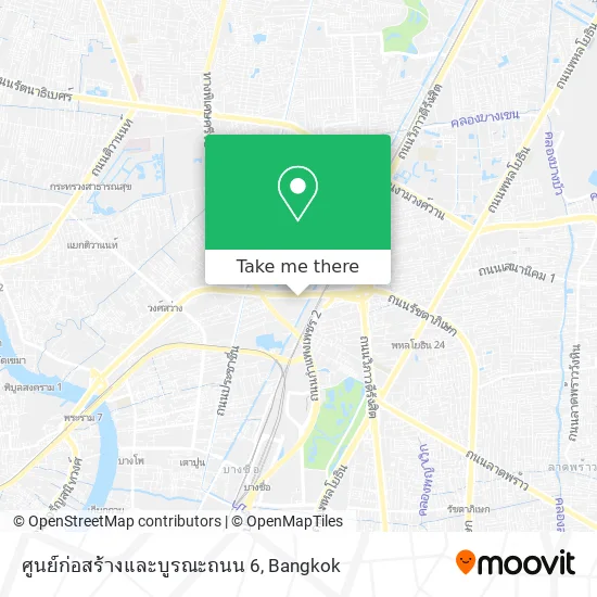 ศูนย์ก่อสร้างและบูรณะถนน 6 map