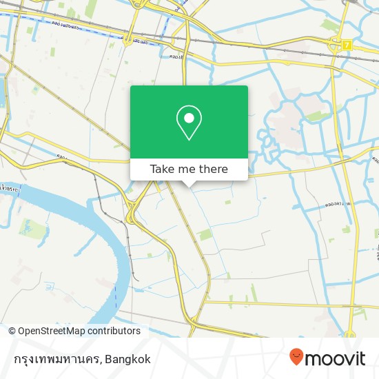 กรุงเทพมหานคร map