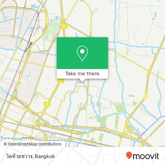 วัดห้วยขวาง map