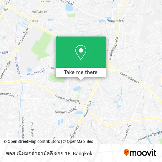 ซอย เนียมกล่ำสามัคคี ซอย 18 map