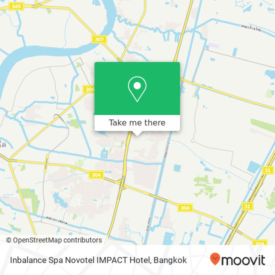 Inbalance Spa Novotel IMPACT Hotel map