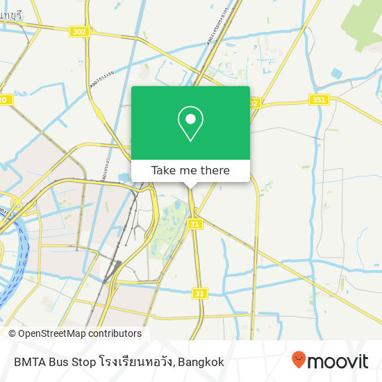 BMTA Bus Stop โรงเรียนหอวัง map