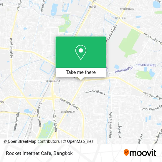 Rocket Internet Cafe map