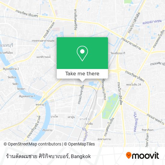 ร้านตัดผมชาย ศิริกิจบาเบอร์ map