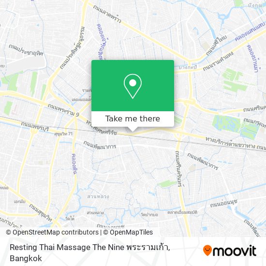 Resting Thai Massage The Nine พระรามเก้า map