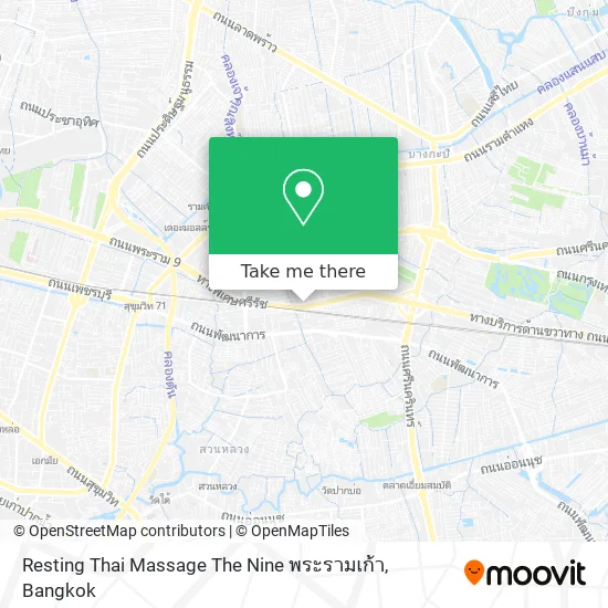 Resting Thai Massage The Nine พระรามเก้า map