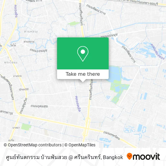 ศูนย์ทันตกรรม บ้านฟันสวย @ ศรีนครินทร์ map