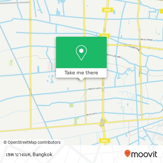 เขต บางแค map