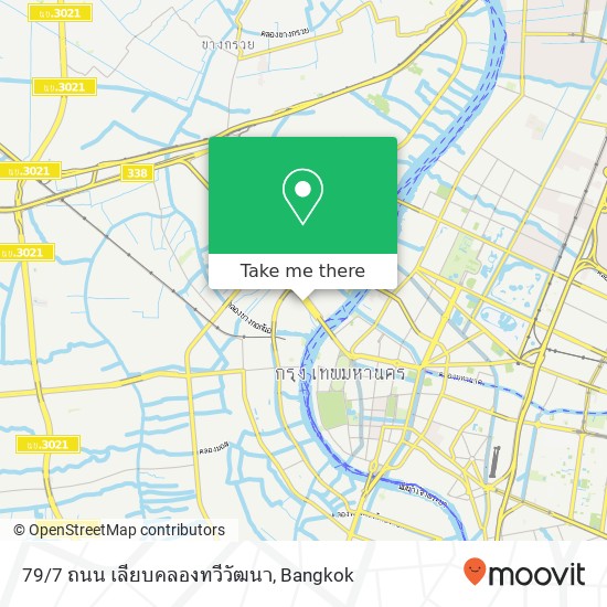 79/7 ถนน เลียบคลองทวีวัฒนา map