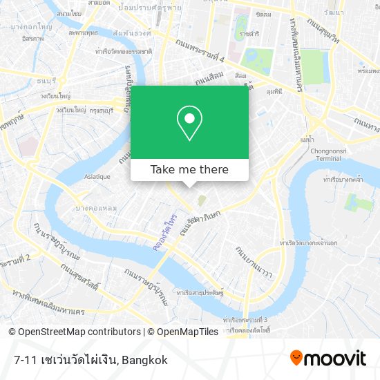 7-11 เซเว่นวัดไผ่เงิน map